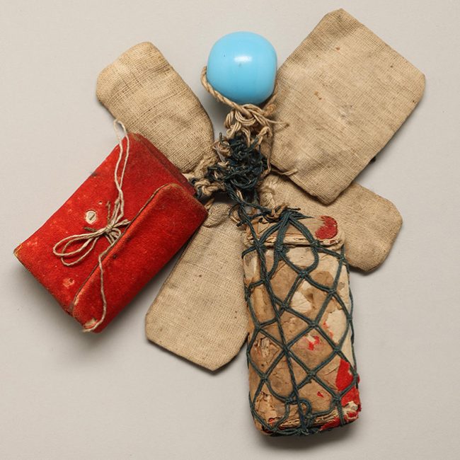 Ainu Bag with Blue Bead